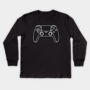 Dual Sense Controller Kids Long Sleeve T-Shirt